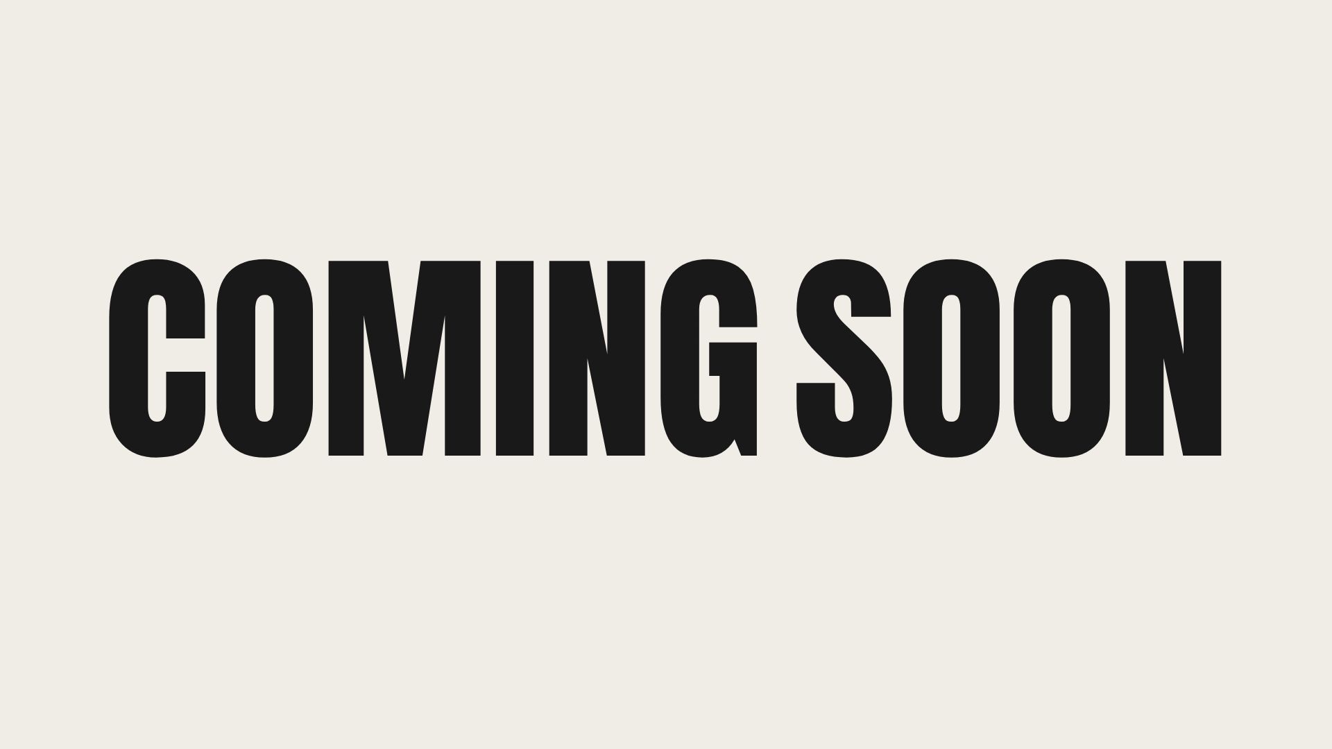 Event Coming Soon!